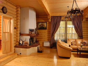 Варианты оформления интерьера деревянных домов